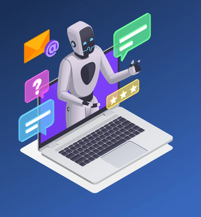 <h3 class="text-left mb-4"><span class="text-primary">AI Chatbot & Virtual</span> Assistant Development</h3>