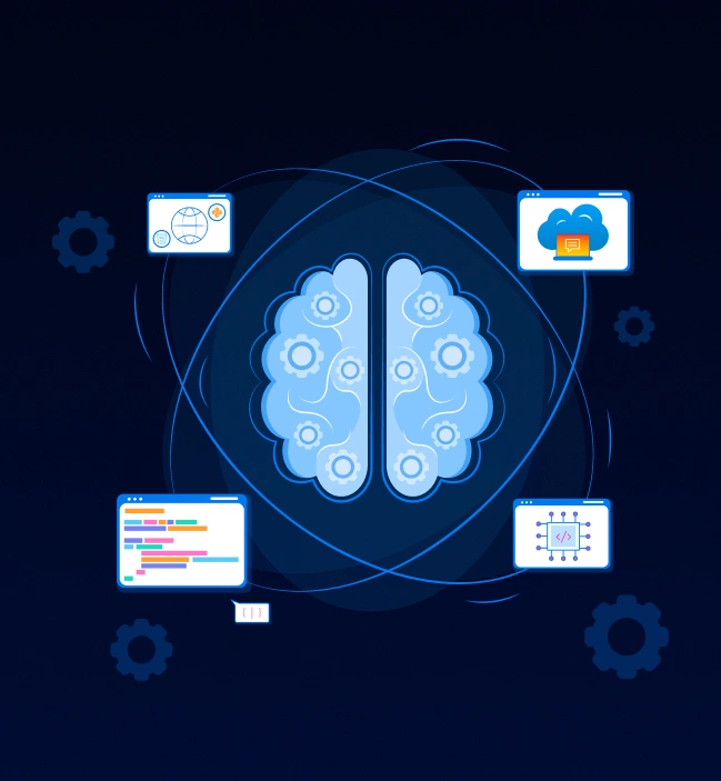 <h3 class="text-left mb-4"><span class="text-primary">Enterprise AI</span> Development </h3>