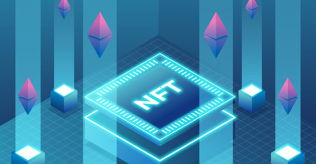 AI NFT Marketplace Illustration