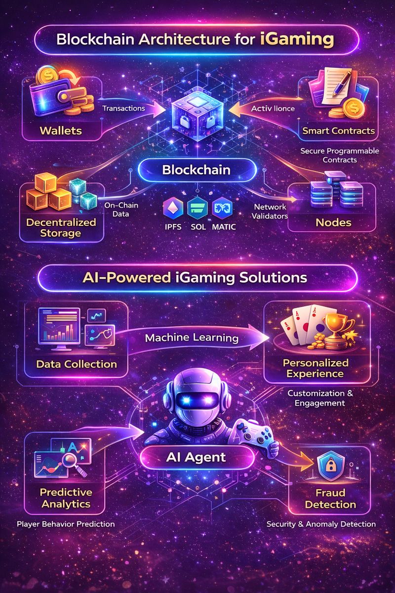 blockchain architechure for iGaming