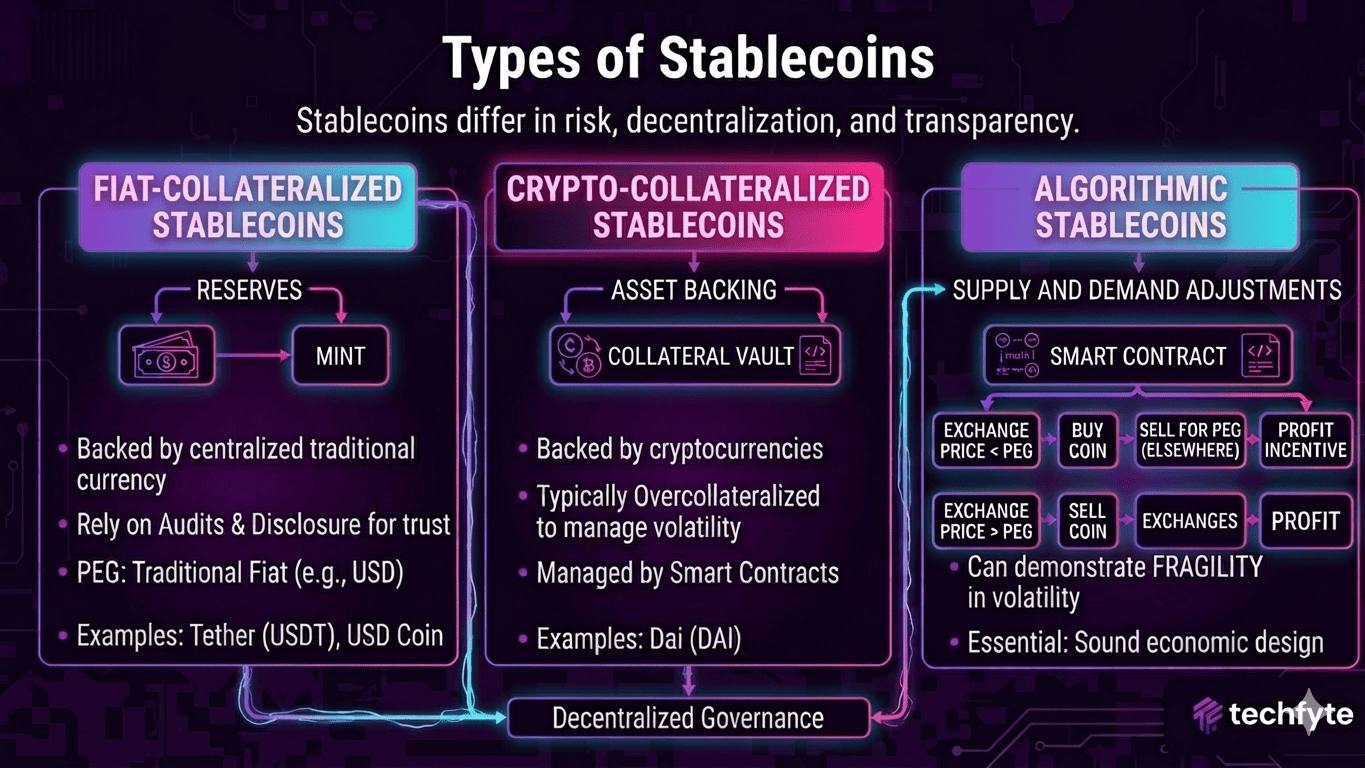 Types of Stablecoins