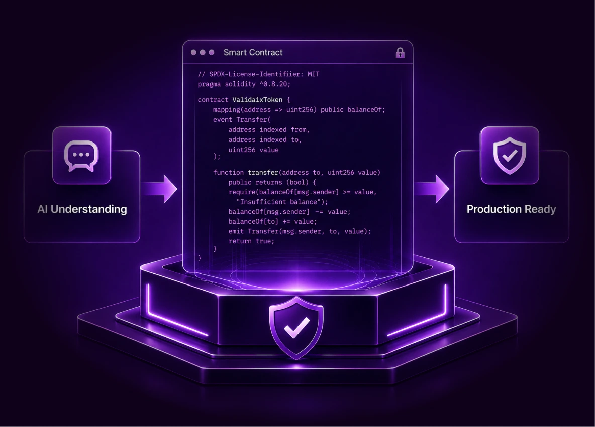 Smart Contract Development Hero image